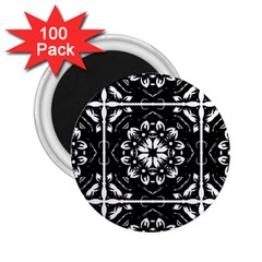 Kaleidoscope Mandala Art 2 25  Magnets (100 Pack) 