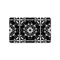 Kaleidoscope Mandala Art Magnet (name Card) by Pakrebo