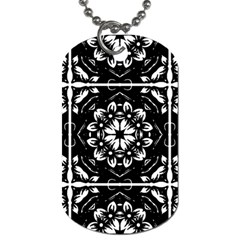 Kaleidoscope Mandala Art Dog Tag (one Side) by Pakrebo