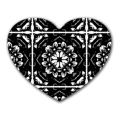 Kaleidoscope Mandala Art Heart Mousepads by Pakrebo