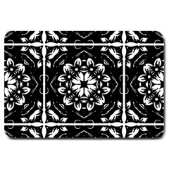 Kaleidoscope Mandala Art Large Doormat  by Pakrebo