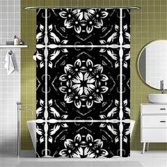 Kaleidoscope Mandala Art Shower Curtain 48  X 72  (small)  by Pakrebo