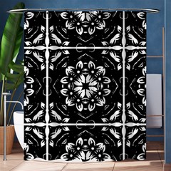 Kaleidoscope Mandala Art Shower Curtain 60  X 72  (medium)  by Pakrebo