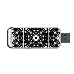 Kaleidoscope Mandala Art Portable Usb Flash (two Sides) by Pakrebo