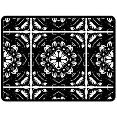 Kaleidoscope Mandala Art Double Sided Fleece Blanket (large)  by Pakrebo