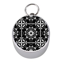 Kaleidoscope Mandala Art Mini Silver Compasses by Pakrebo