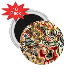 Abstract Background Pattern Art 2 25  Magnets (10 Pack) 