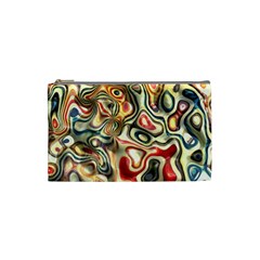 Abstract Background Pattern Art Cosmetic Bag (small) by Pakrebo