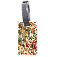 Abstract Background Pattern Art Luggage Tags (one Side)  by Pakrebo