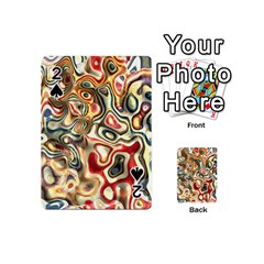 Abstract Background Pattern Art Playing Cards 54 (mini) by Pakrebo