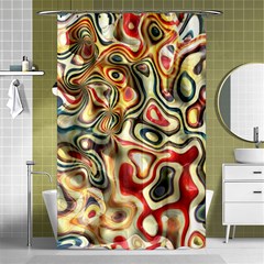 Abstract Background Pattern Art Shower Curtain 48  X 72  (small)  by Pakrebo