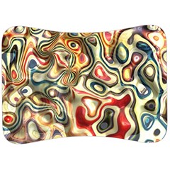 Abstract Background Pattern Art Velour Seat Head Rest Cushion by Pakrebo