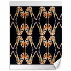 Kaleidoscope Symmetry Pattern Girls Canvas 36  X 48  by Pakrebo