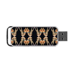 Kaleidoscope Symmetry Pattern Girls Portable Usb Flash (two Sides) by Pakrebo