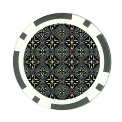 Kaleidoscope Pattern Seamless Poker Chip Card Guard (10 Pack) by Pakrebo