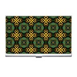 Kaleidoscope Pattern Seamless Business Card Holder Front