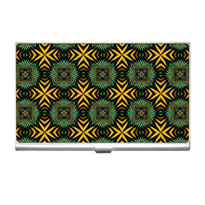 Kaleidoscope Pattern Seamless Business Card Holder