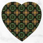 Kaleidoscope Pattern Seamless Jigsaw Puzzle (Heart) Front