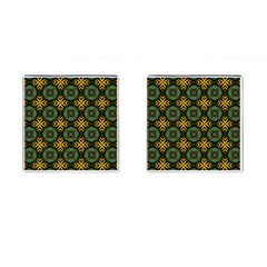 Kaleidoscope Pattern Seamless Cufflinks (Square)