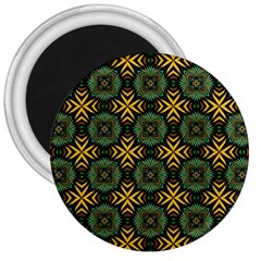 Kaleidoscope Pattern Seamless 3  Magnets by Pakrebo