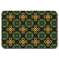 Kaleidoscope Pattern Seamless Large Doormat  by Pakrebo