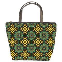 Kaleidoscope Pattern Seamless Bucket Bag by Pakrebo