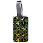 Kaleidoscope Pattern Seamless Luggage Tags (One Side)  Front