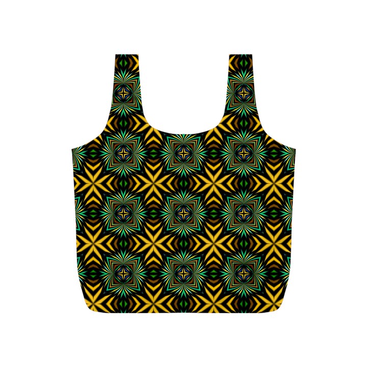 Kaleidoscope Pattern Seamless Full Print Recycle Bag (S)