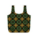 Kaleidoscope Pattern Seamless Full Print Recycle Bag (S) Back