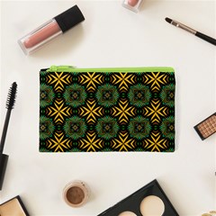 Kaleidoscope Pattern Seamless Cosmetic Bag (xs) by Pakrebo