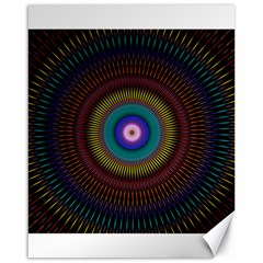 Artskop Kaleidoscope Pattern Canvas 16  X 20  by Pakrebo