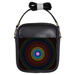 Artskop Kaleidoscope Pattern Girls Sling Bag by Pakrebo