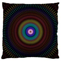 Artskop Kaleidoscope Pattern Large Flano Cushion Case (two Sides) by Pakrebo