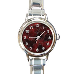 Mosaic Glass Glass Mosaic Colorful Round Italian Charm Watch by Pakrebo