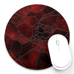 Mosaic Glass Glass Mosaic Colorful Round Mousepads by Pakrebo