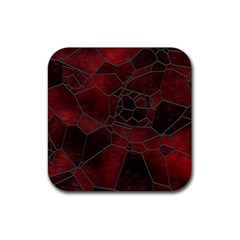 Mosaic Glass Glass Mosaic Colorful Rubber Coaster (square)  by Pakrebo