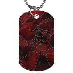 Mosaic Glass Glass Mosaic Colorful Dog Tag (two Sides) by Pakrebo