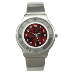 Mosaic Glass Glass Mosaic Colorful Stainless Steel Watch by Pakrebo