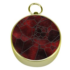 Mosaic Glass Glass Mosaic Colorful Gold Compasses by Pakrebo