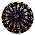 Church Stained Glass Windows Colors Magnet 5  (Round) Front