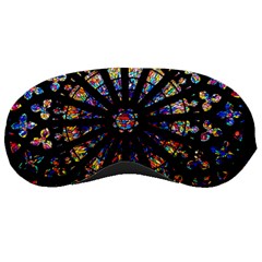 Church Stained Glass Windows Colors Sleeping Masks by Pakrebo