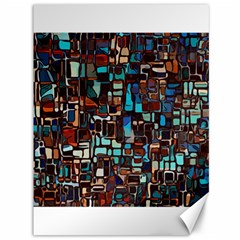 Stained Glass Mosaic Abstract Canvas 36  X 48  by Pakrebo