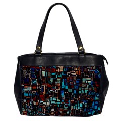 Stained Glass Mosaic Abstract Oversize Office Handbag by Pakrebo