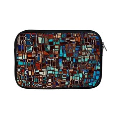 Stained Glass Mosaic Abstract Apple Ipad Mini Zipper Cases by Pakrebo