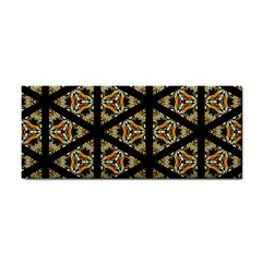 Pattern Stained Glass Triangles Hand Towel