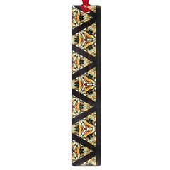 Pattern Stained Glass Triangles Large Book Marks by Pakrebo