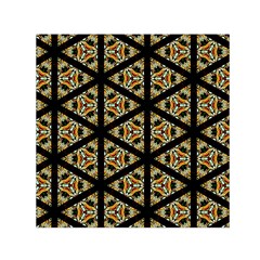 Pattern Stained Glass Triangles Small Satin Scarf (square) by Pakrebo