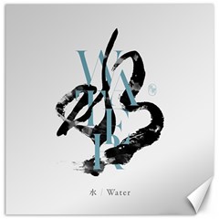 Water Calligraphy  Canvas 20  X 20  by EMWdesign