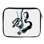 Water Calligraphy  Apple iPad 2/3/4 Zipper Cases Front