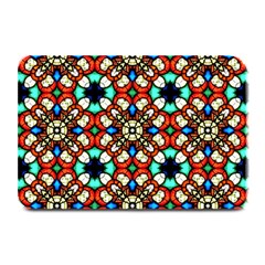 Stained Glass Pattern Texture Face Plate Mats